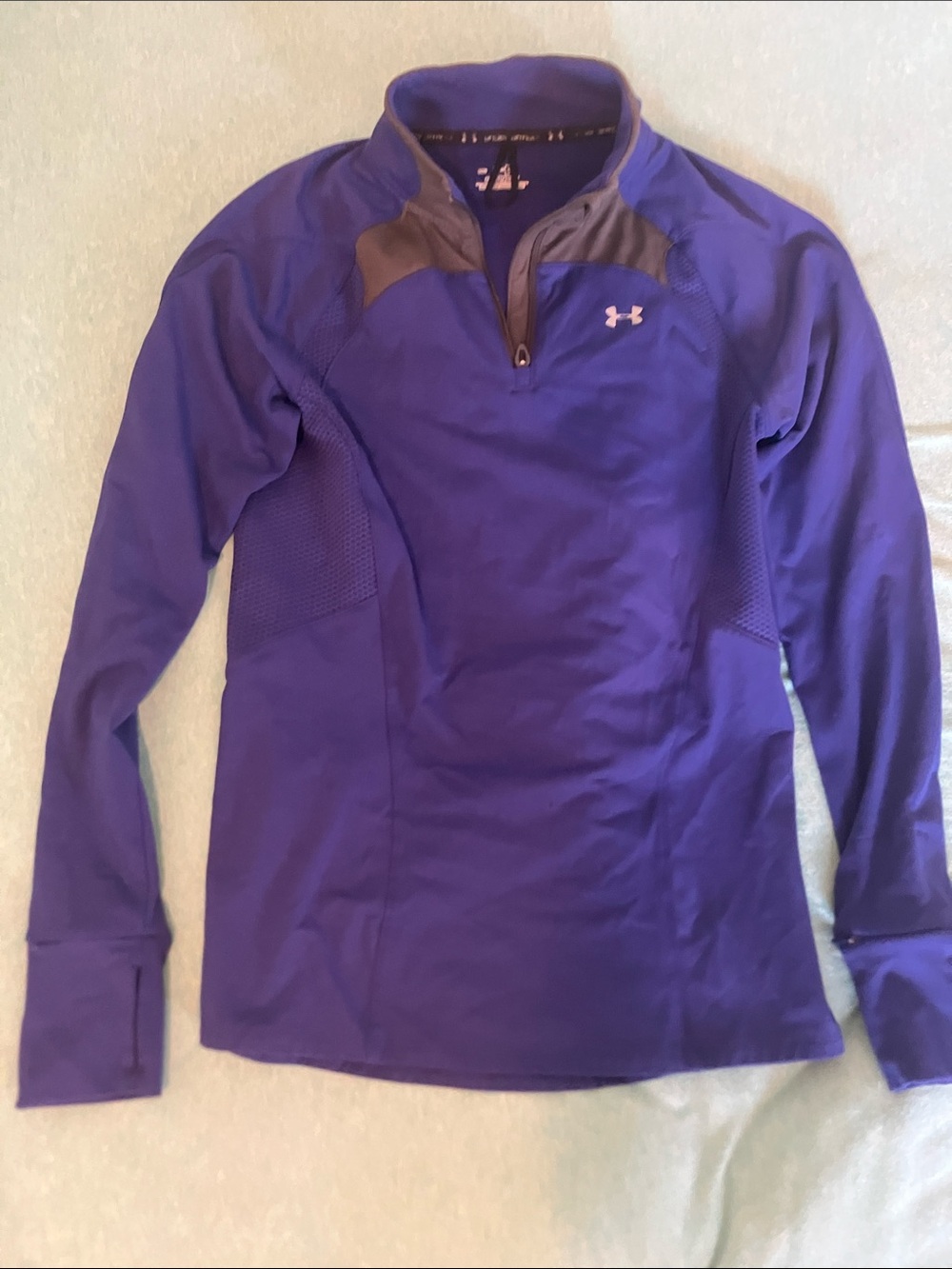 Under Armour Purple Half-Zip Performance Pullover